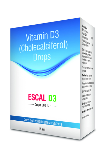 Escal D3 Drop 800iu 15ml