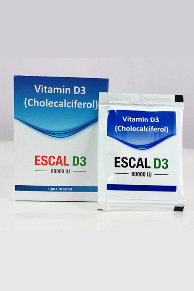 Escal D3 60k Sachet